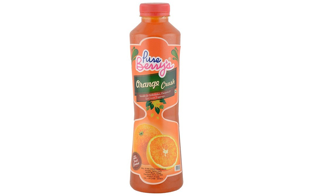 Pure Berry's Orange Crush    Bottle  750 millilitre
